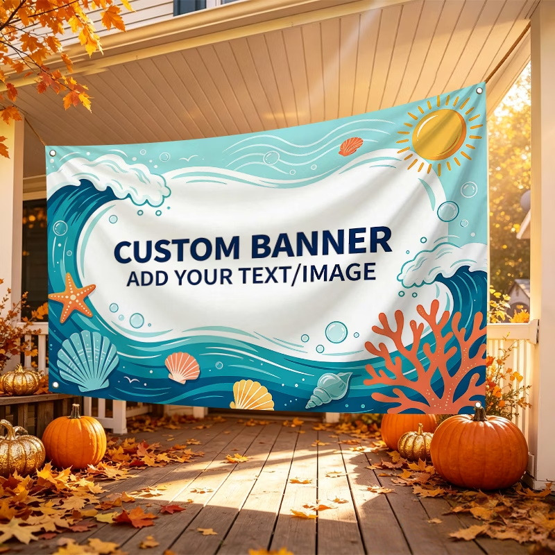Commercial Printing Shop - Custom Banner Flags Suitable For Graduation