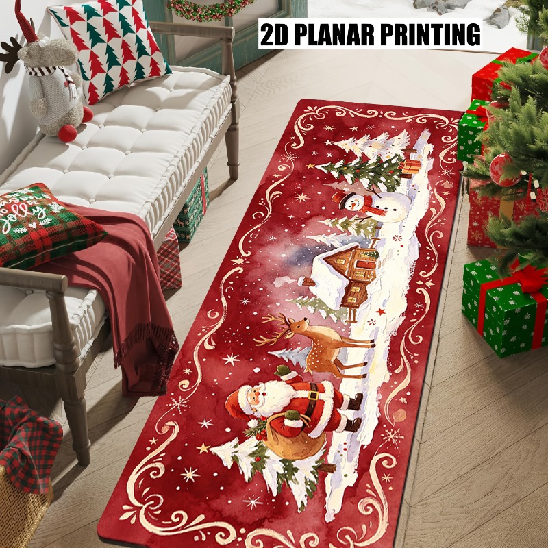 Christmas Long Runner Rug Merr - Commercial Wall Printing Machine 评论和价格