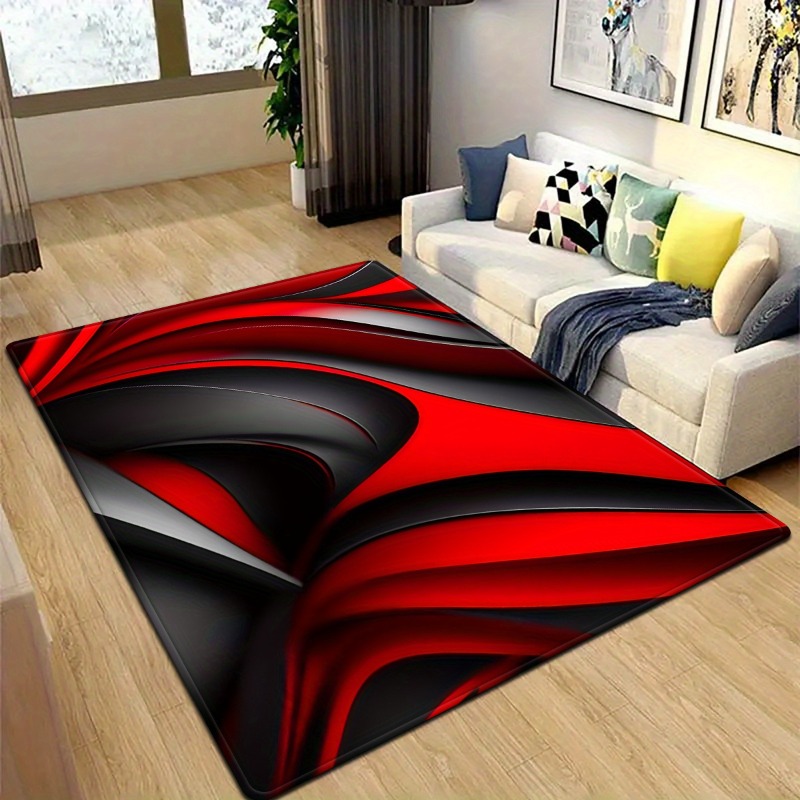 Red Black 2D Swirl Abstract Do - Commercial Wall Printing Machine 评论和价格