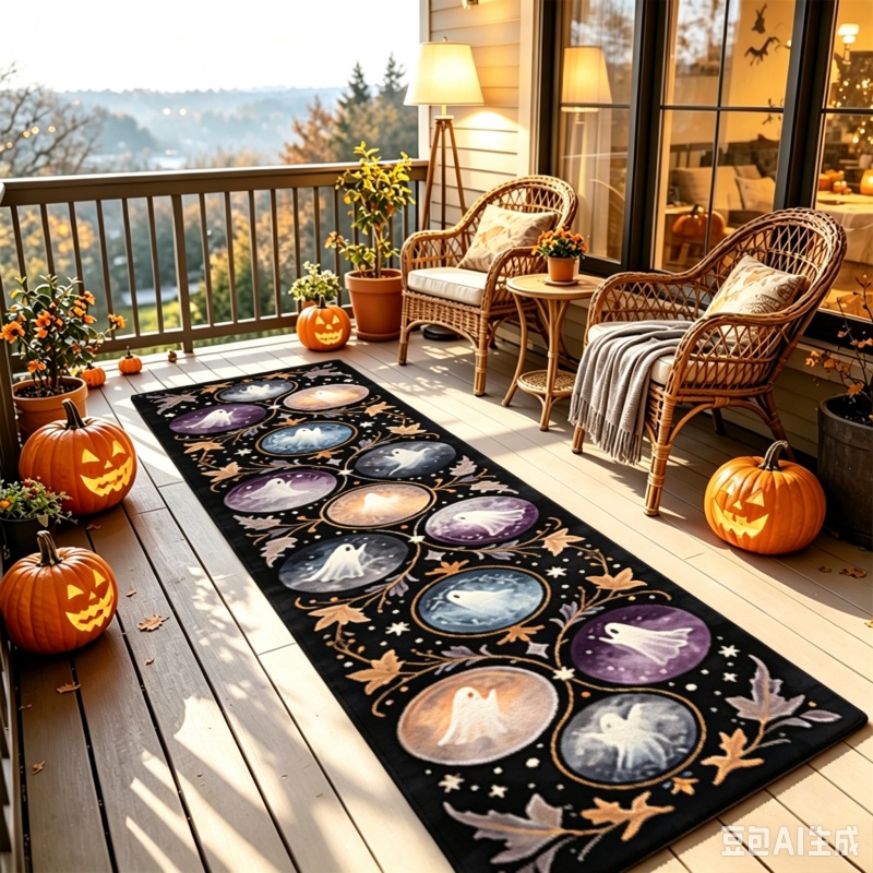 Gothic Halloween Window Scene  - Commercial Window Printing 评论和价格