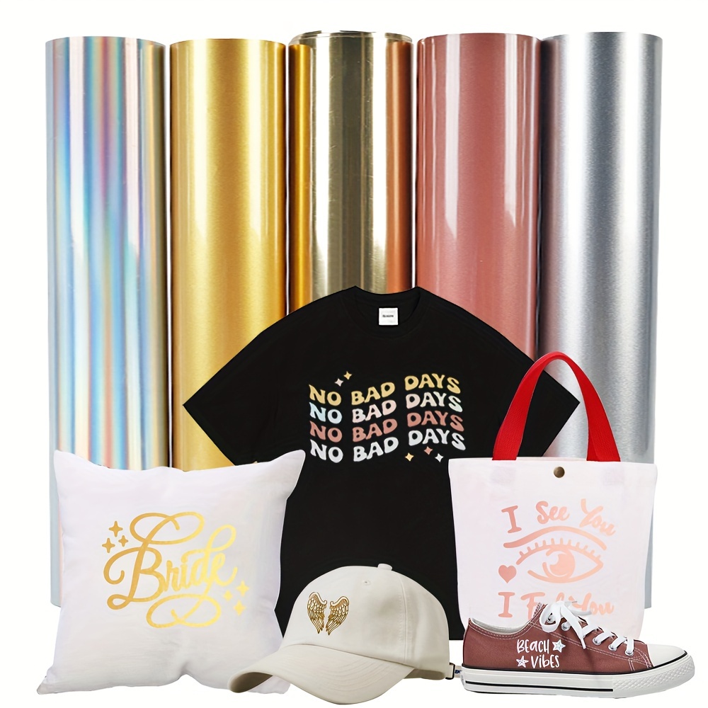 1 Pack, PU Soft Metal Heat Tra - Heat Transfer Vinyl Roll 评论和价格