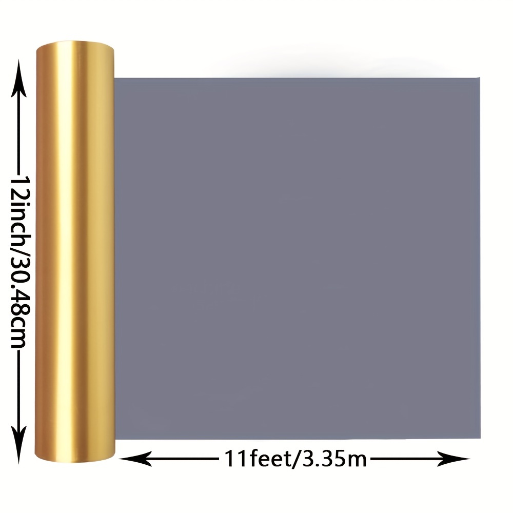 1 Pack, PU Soft Metal Heat Tra - Heat Transfer Vinyl Roll 评论和价格