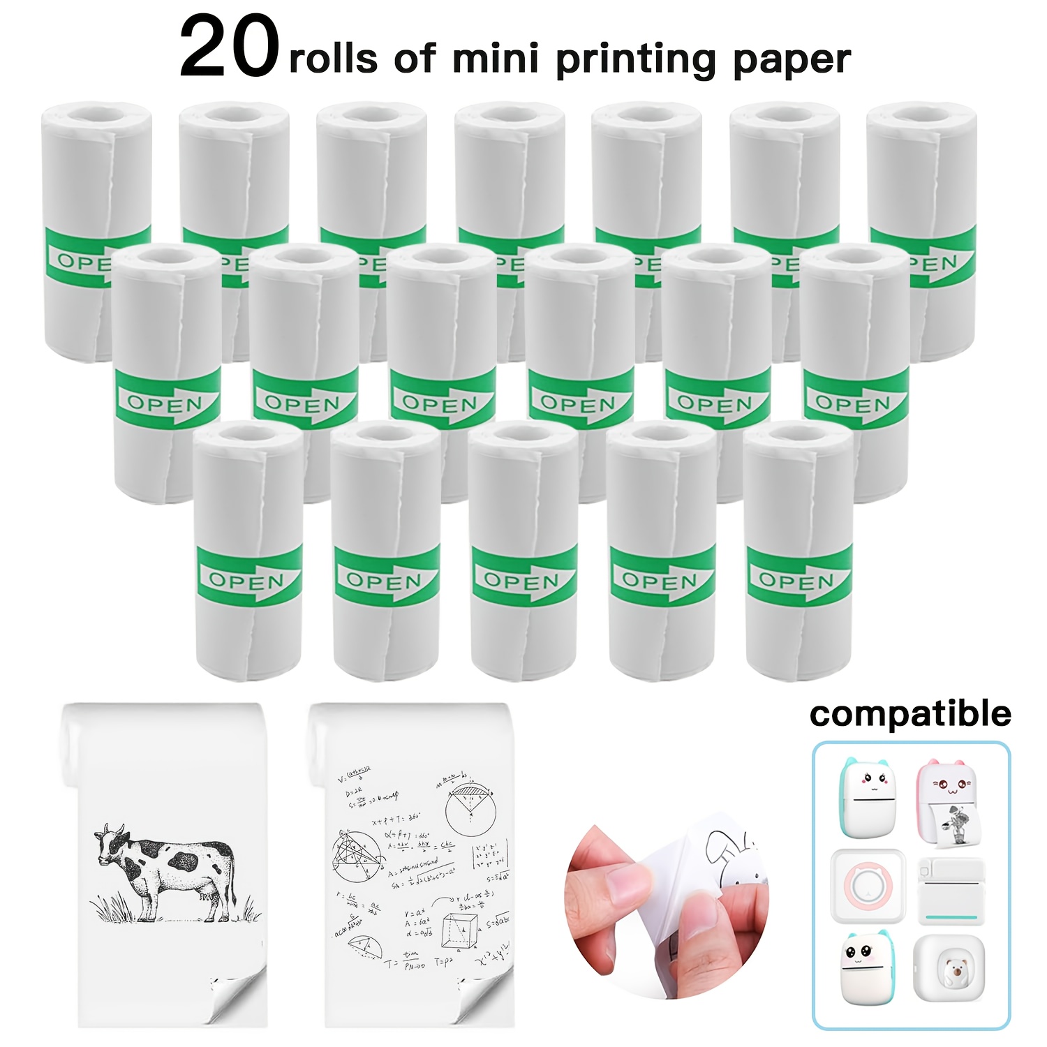 5-10-20 Rolls of Mini Printing - Heat Transfer Vinyl Roll 评论和价格