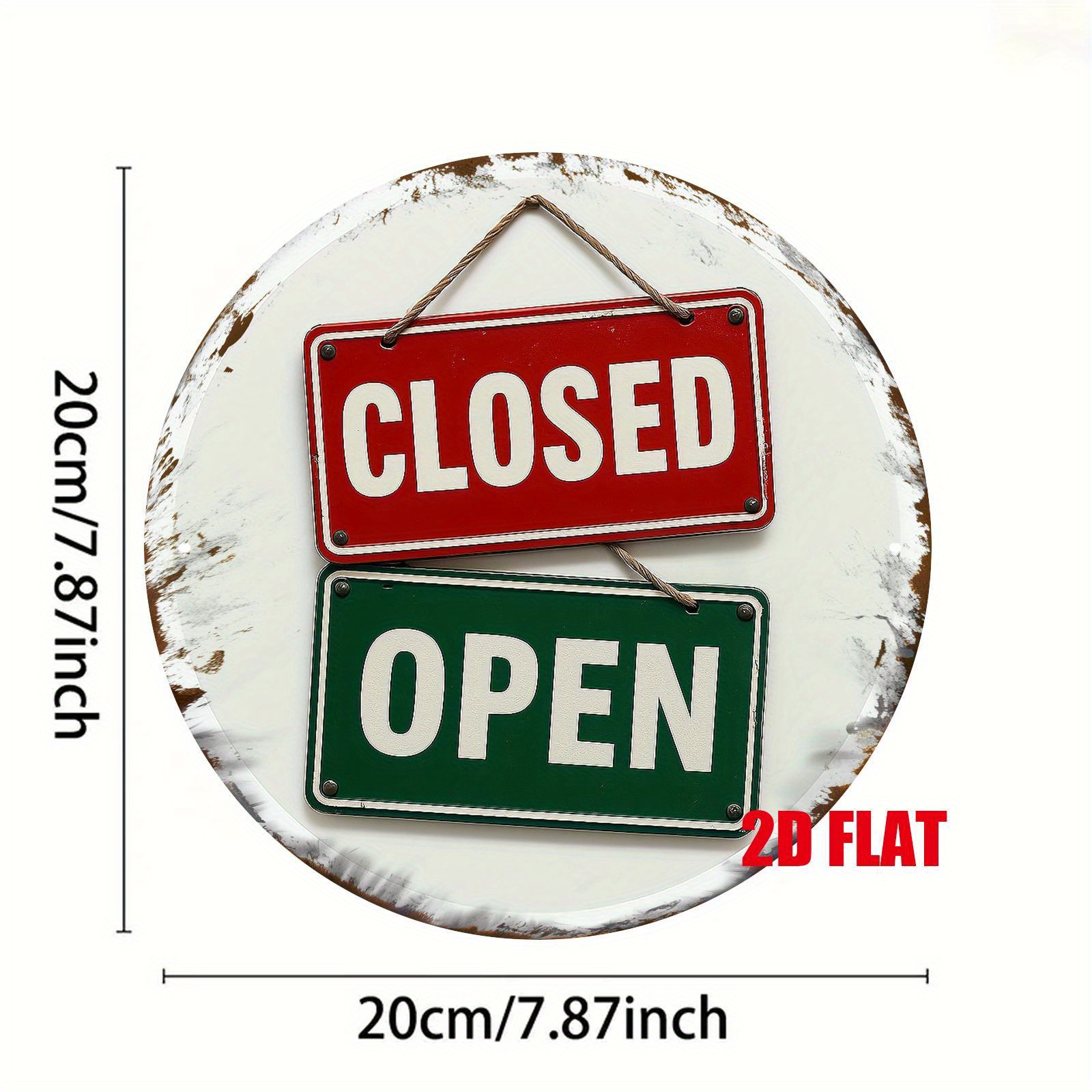 2D Flat, 1pc OPEN/Closed Sign  - Commercial Printing Business 评论和价格