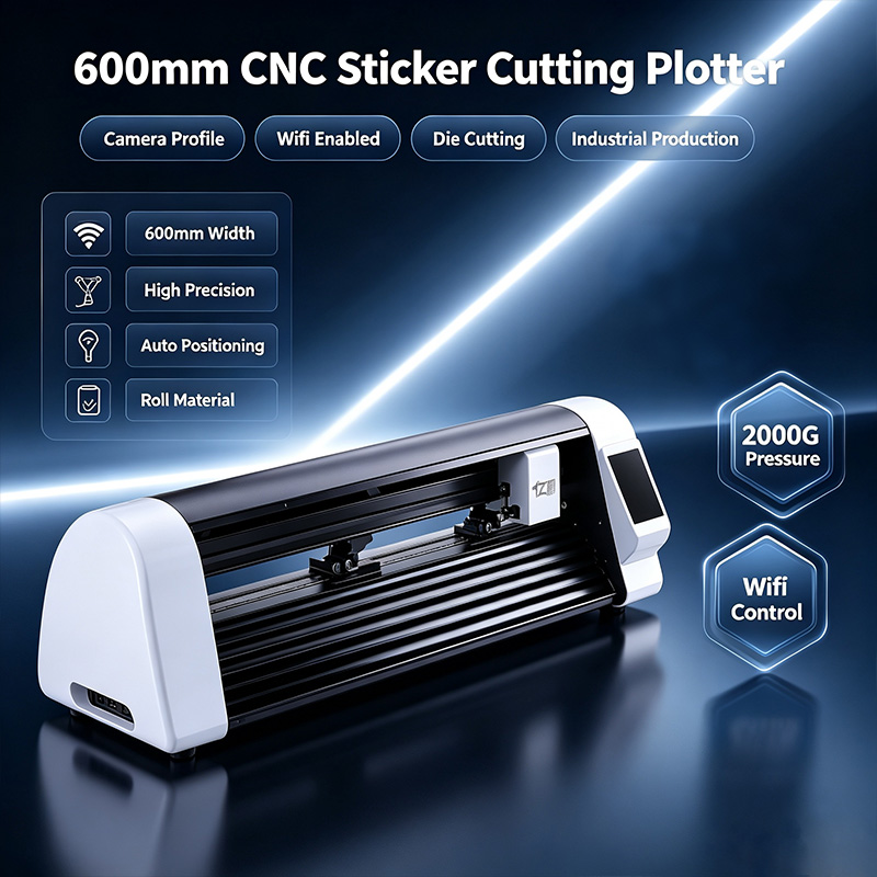600mm CNC Laser Sticker Cuttin - Die Cutting Machine 评论和价格